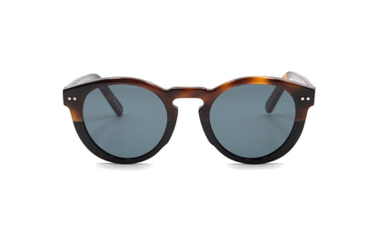 Savona - Havana Nero with Blue Lens